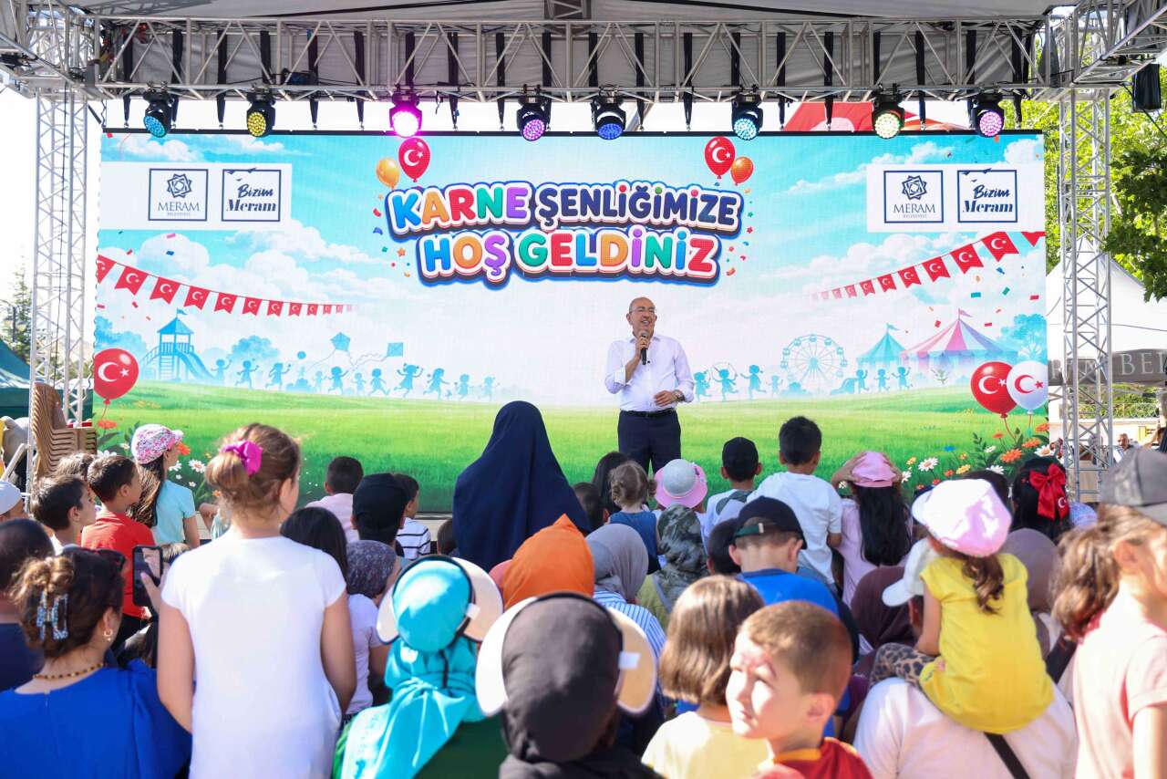 Meram'da karne coşkusu! Binlerce çocuk şenliğe akın etti 1